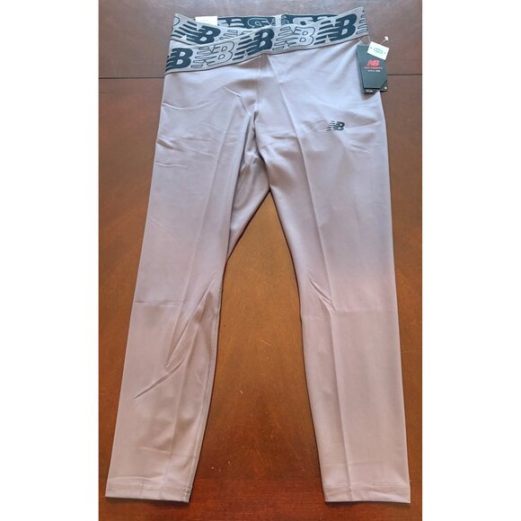 New Balance NWT Relentless Crossover High Rise 7/8 Tight Leggings Large Purple - Picture 2 of 12